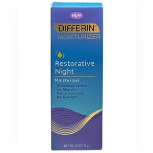 Differin Restorative Night Moisturizer Hydrating Face Cream Lotion 2.5oz NIB